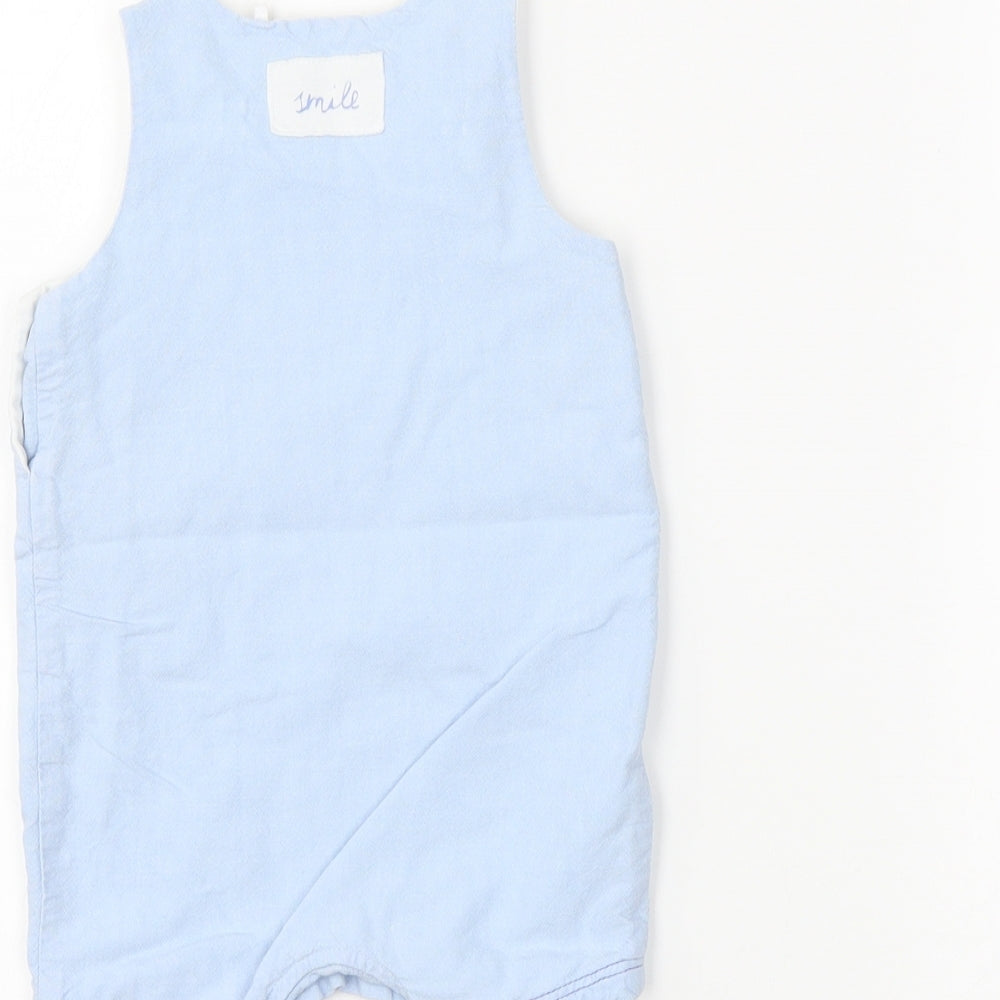 Next Boys Blue   Dungaree One-Piece Size 0-3 Months