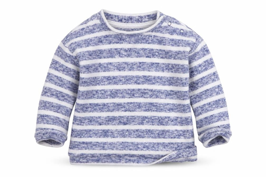 George Boys Blue Striped  Pullover Jumper Size 3-6 Months
