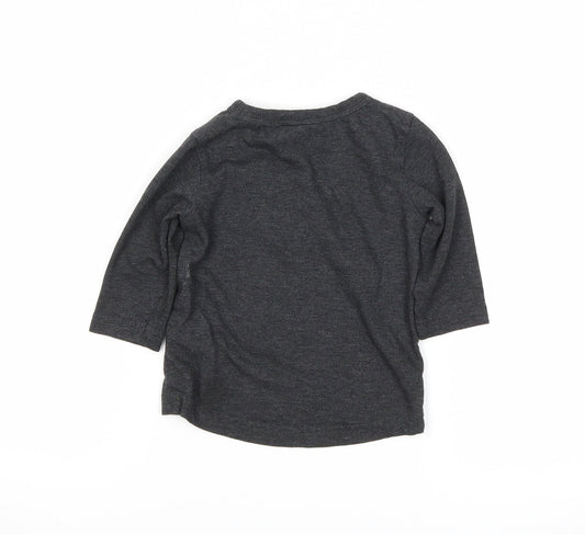NEXT Boys Grey   Basic T-Shirt Size 3-6 Months