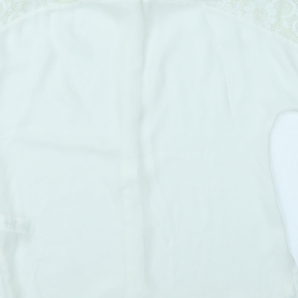 TU Girls White   Basic Blouse Size 6 Years