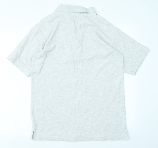 Fuji Mens Grey    Polo Size L
