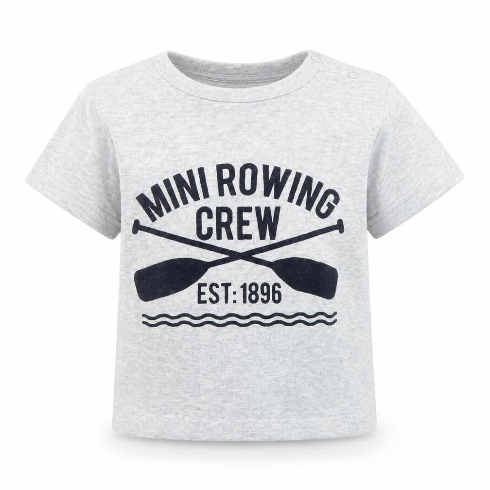 Honour & Pride Baby Grey  Jersey Basic T-Shirt Size 18-24 Months  - Rowing