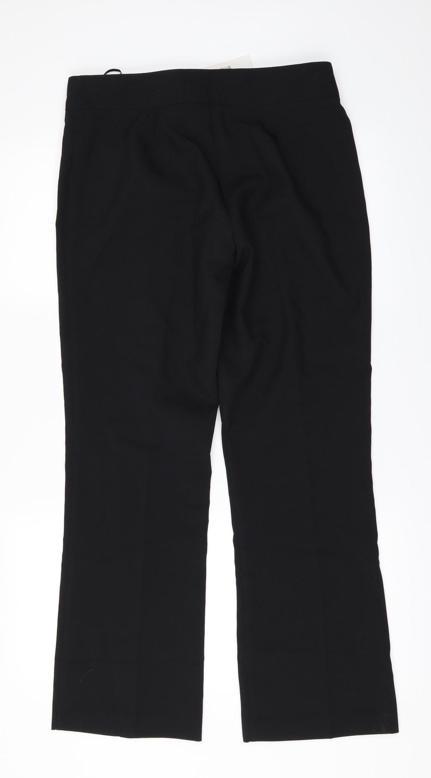 Papaya Womens Black   Trousers  Size 10 L26 in