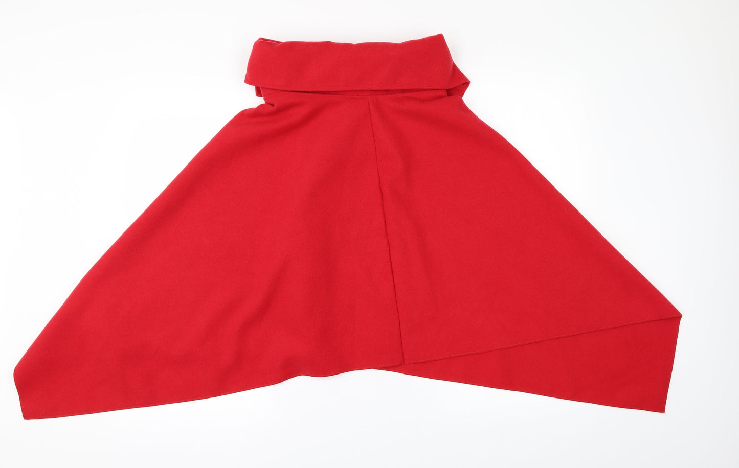 Preworn Womens Red   Jacket Poncho One Size