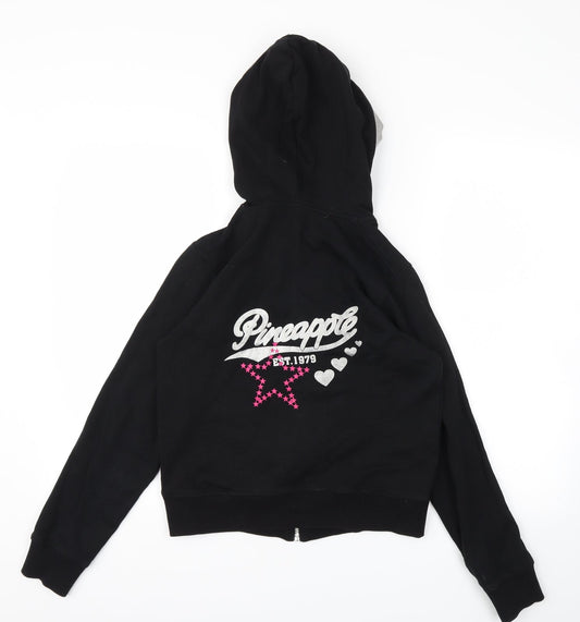 pinapple Womens Black   Full Zip Jumper Size 12