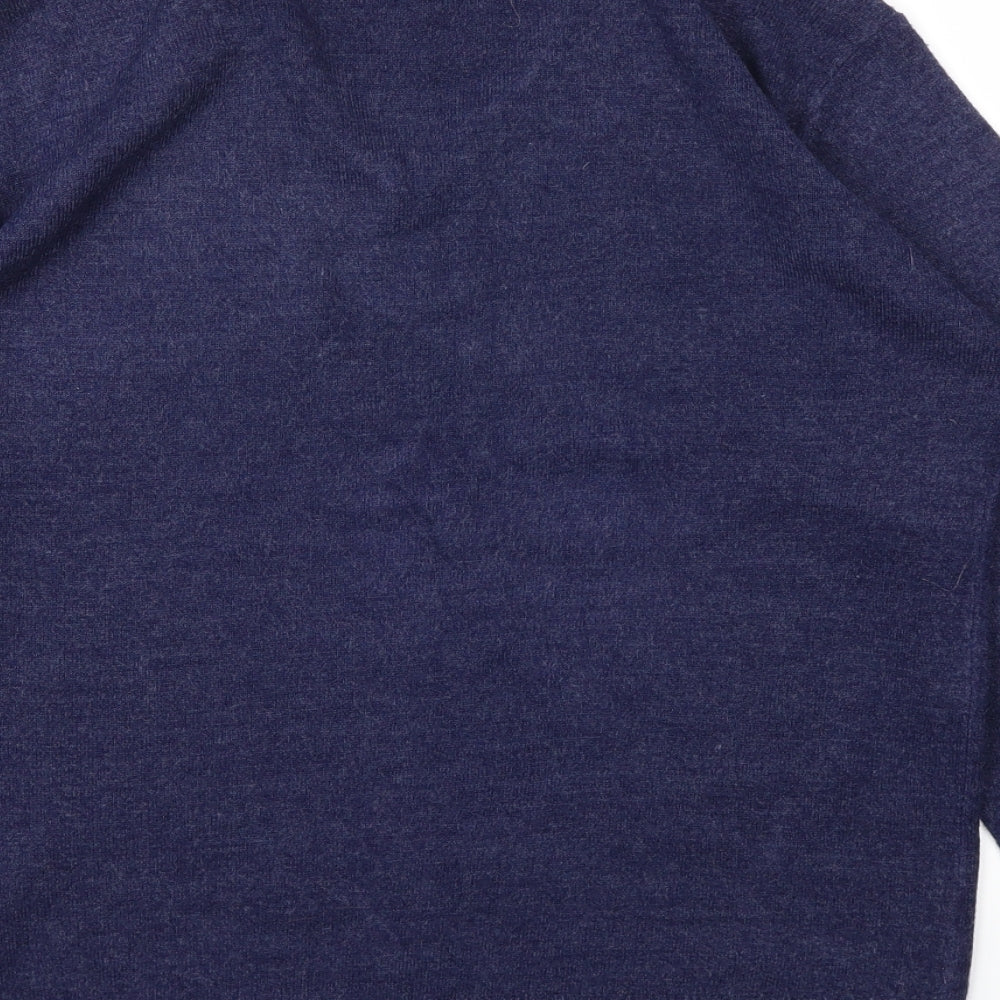 Easy Mens Blue   Pullover Sweatshirt Size M