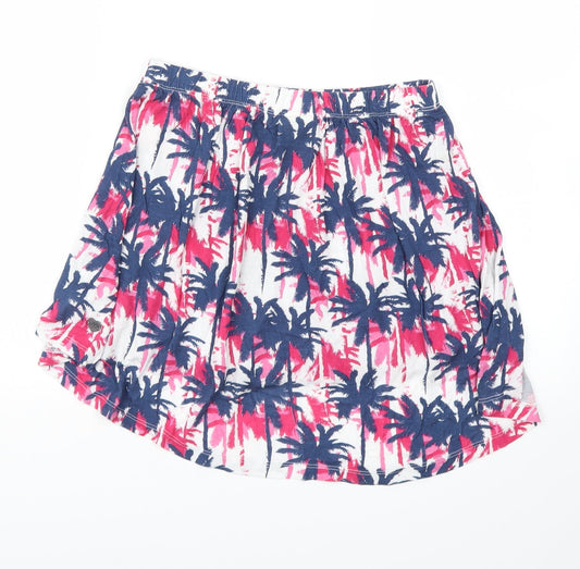 Lee Cooper Girls Blue Argyle/Diamond  Flare Skirt Size 11-12 Years