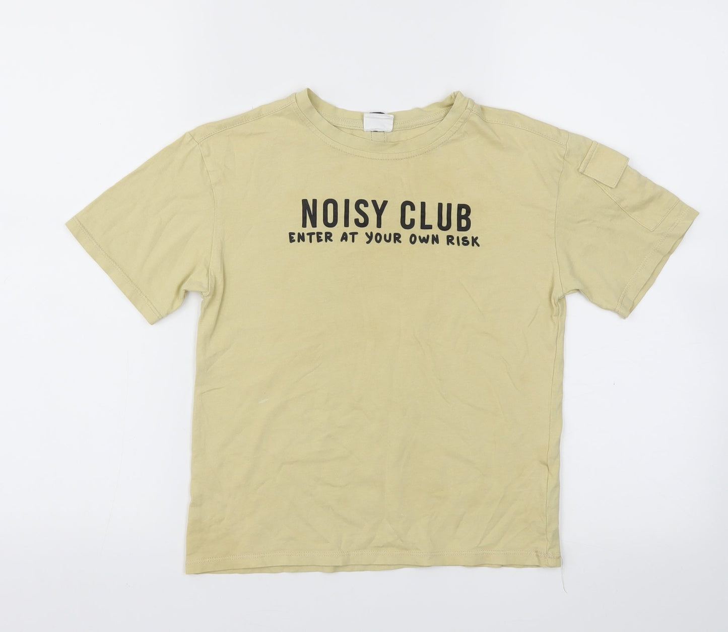 Zara Boys Green   Basic T-Shirt Size 7 Years