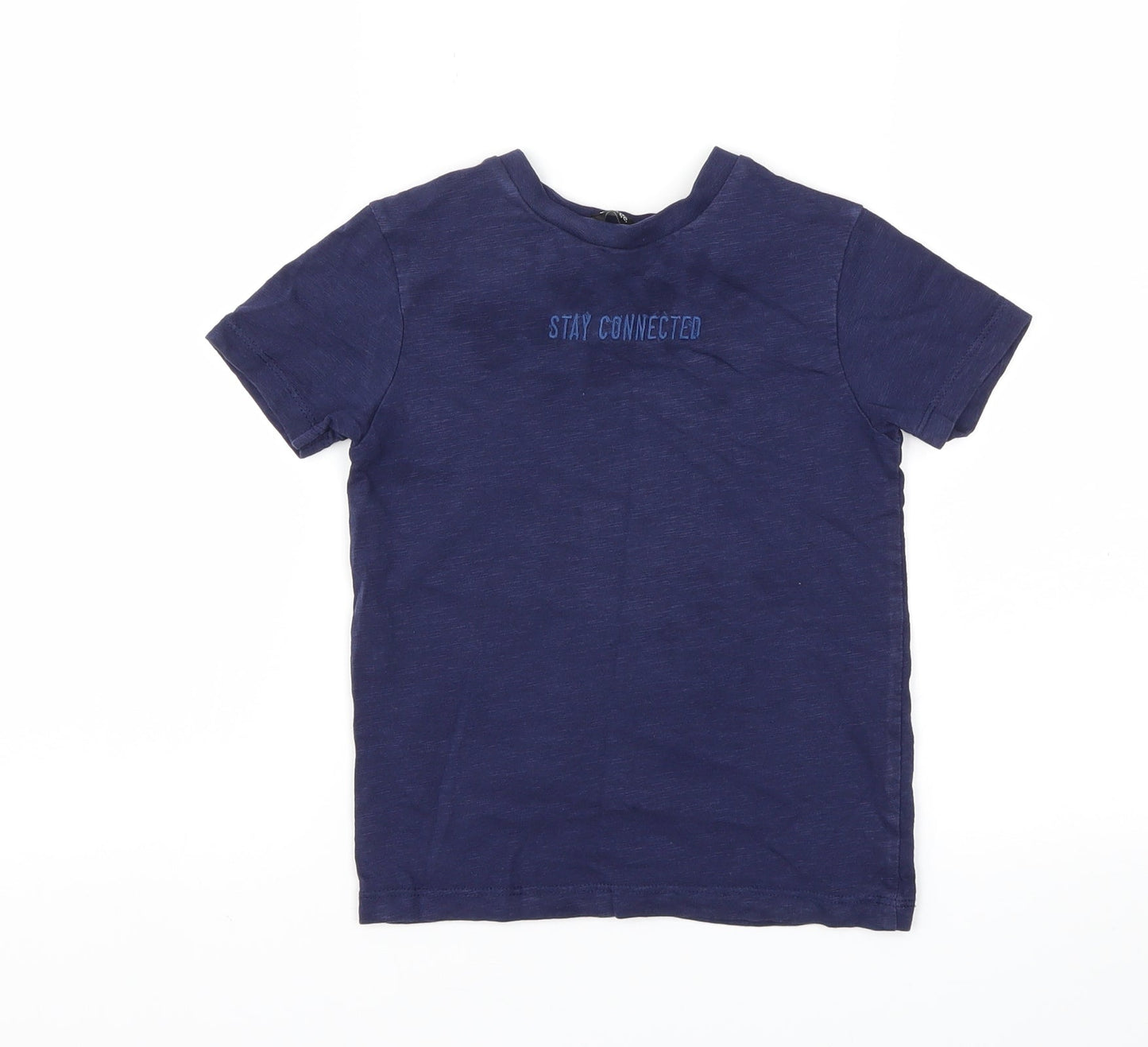 George Boys Blue   Basic T-Shirt Size 4-5 Years