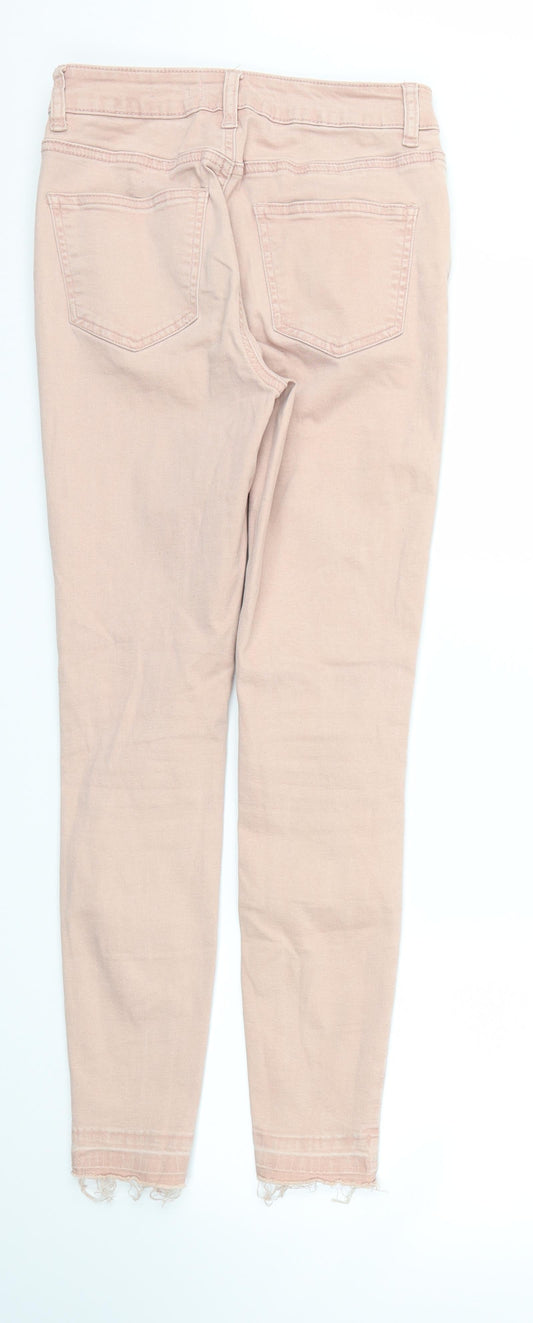 Preworn Womens Pink   Skinny Jeans Size 8 L28 in