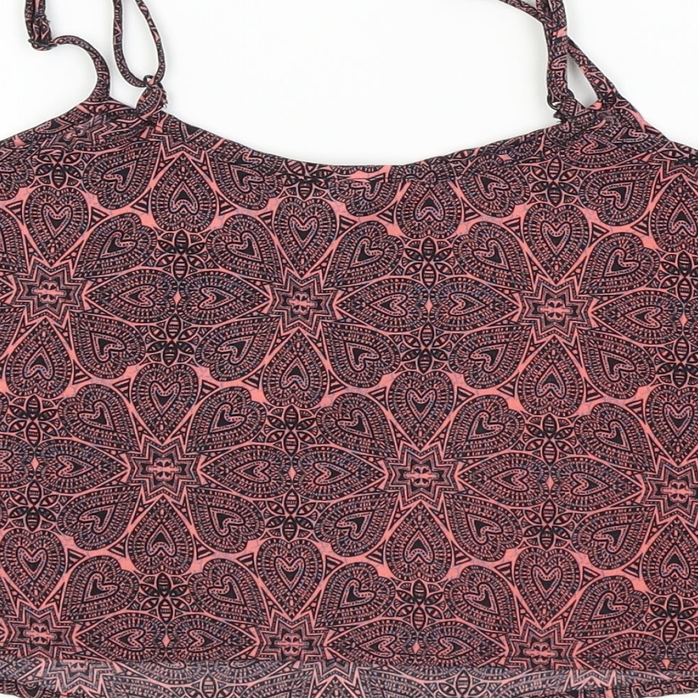 New Look Girls Pink Paisley  Basic T-Shirt Size 11 Years