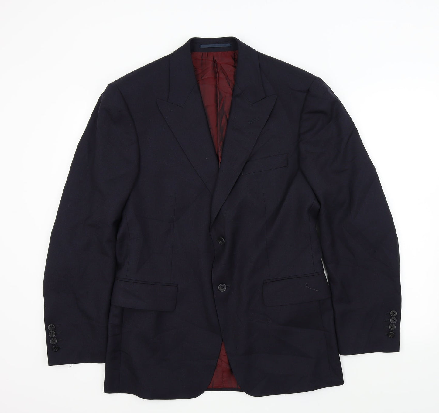Preworn Mens Blue   Jacket Suit Jacket Size L