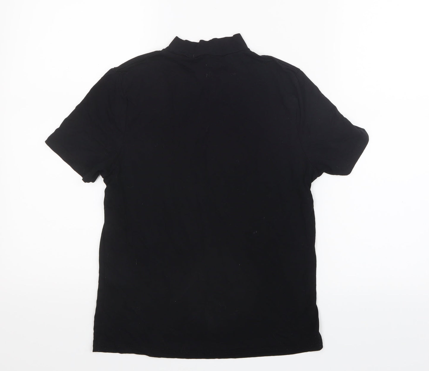 Red Herring Womens Black   Basic T-Shirt Size 12