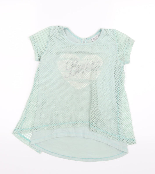 Breeze Girls Girls Green   Basic T-Shirt Size 10 Years