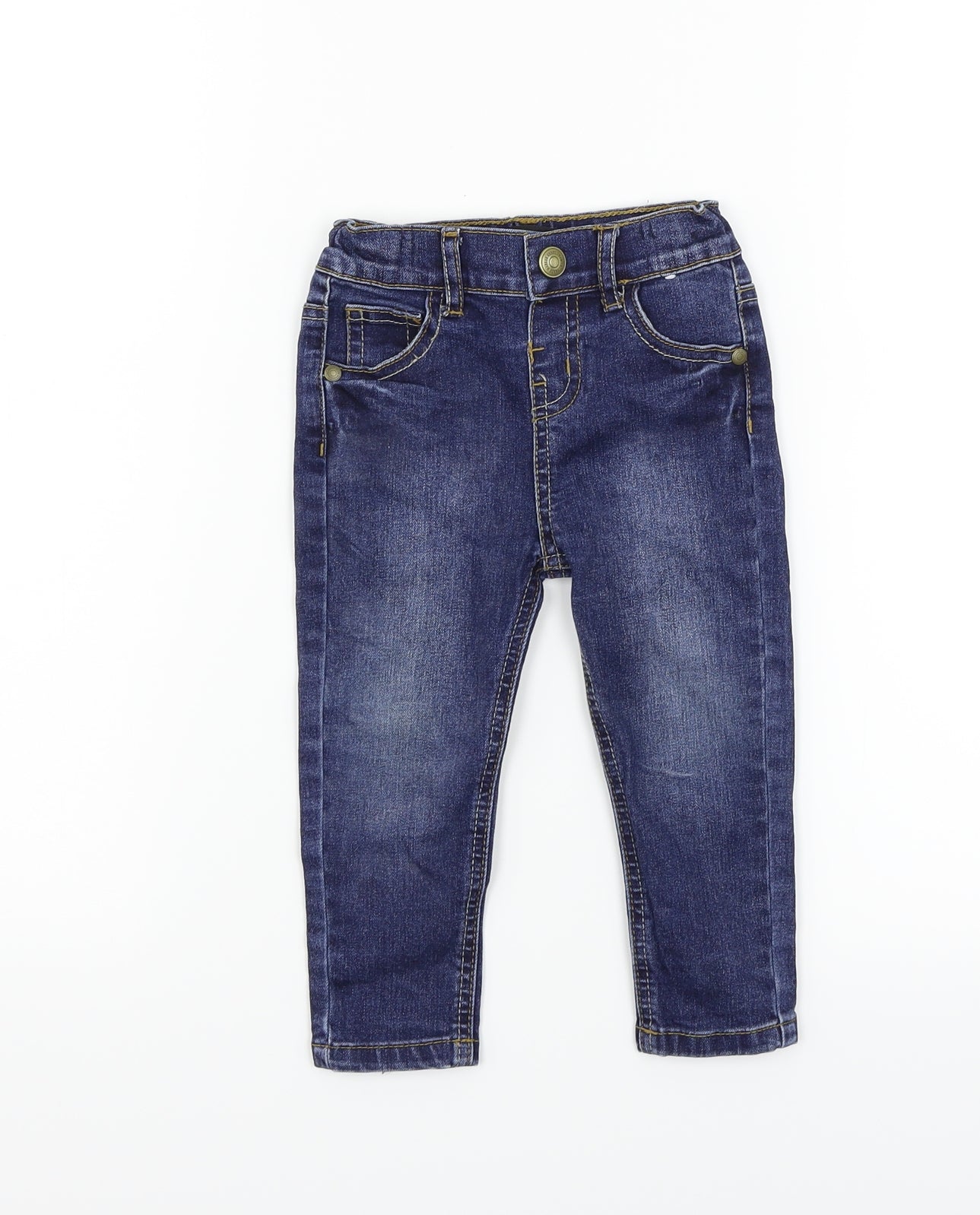 Denim & Co.  Blue   Cargo Trousers Size 12-18 Months