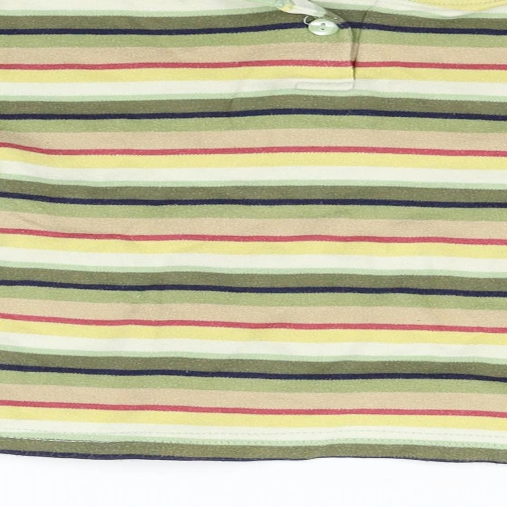 George  Green Striped  Pullover Jumper Size 12-18 Months