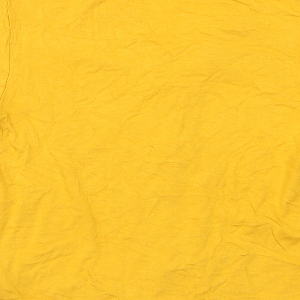 New Look Womens Yellow   Basic Button-Up Size 12