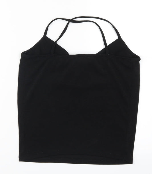 New Look Womens Black   Basic Tank Size 8