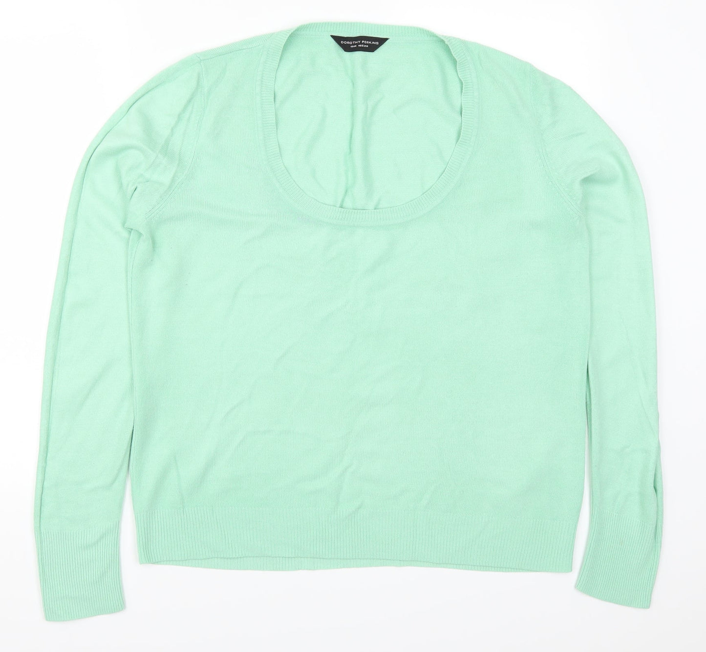 Dorothy Perkins Womens Green   Pullover Jumper Size 18