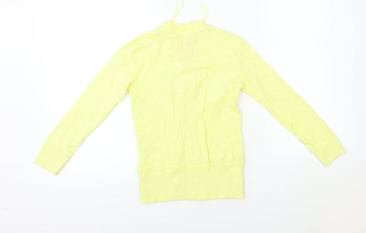 George Girls Yellow   Pullover Jumper Size 6-7 Years