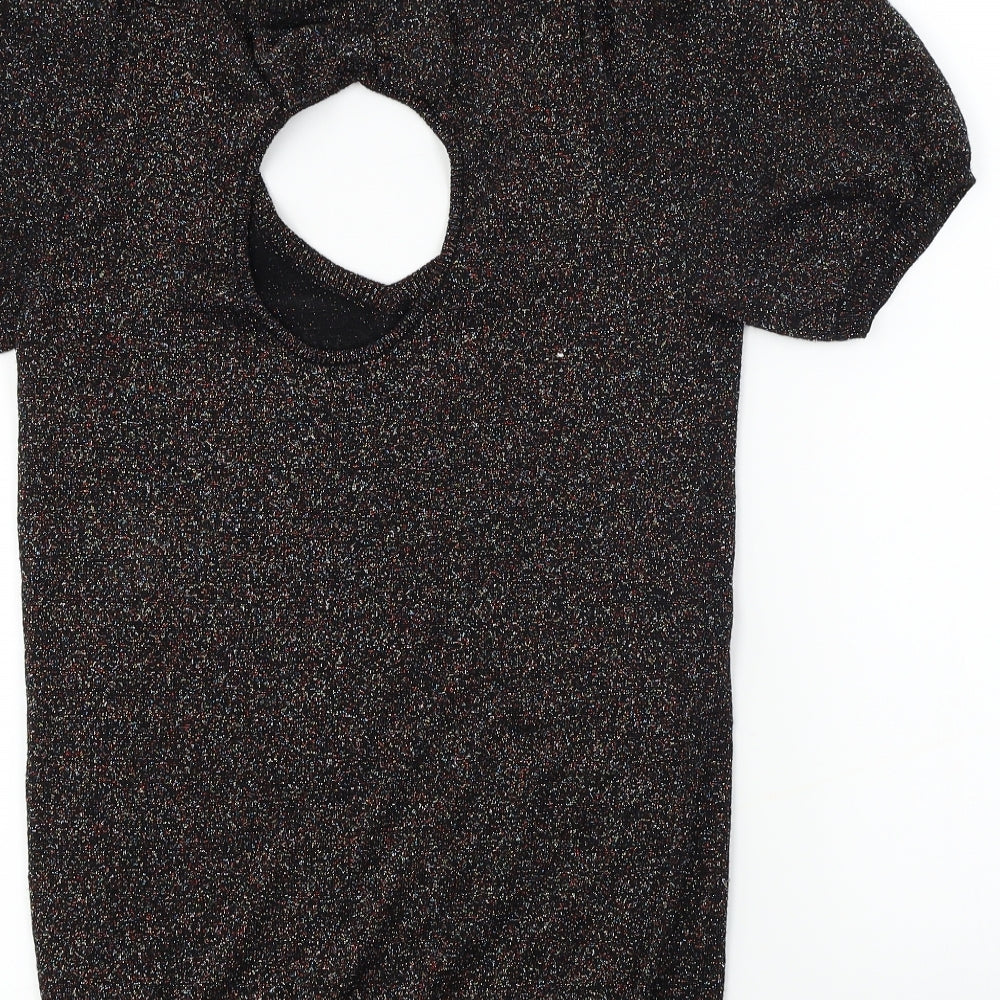Topshop  Womens Black   Pullover Jumper Size 10