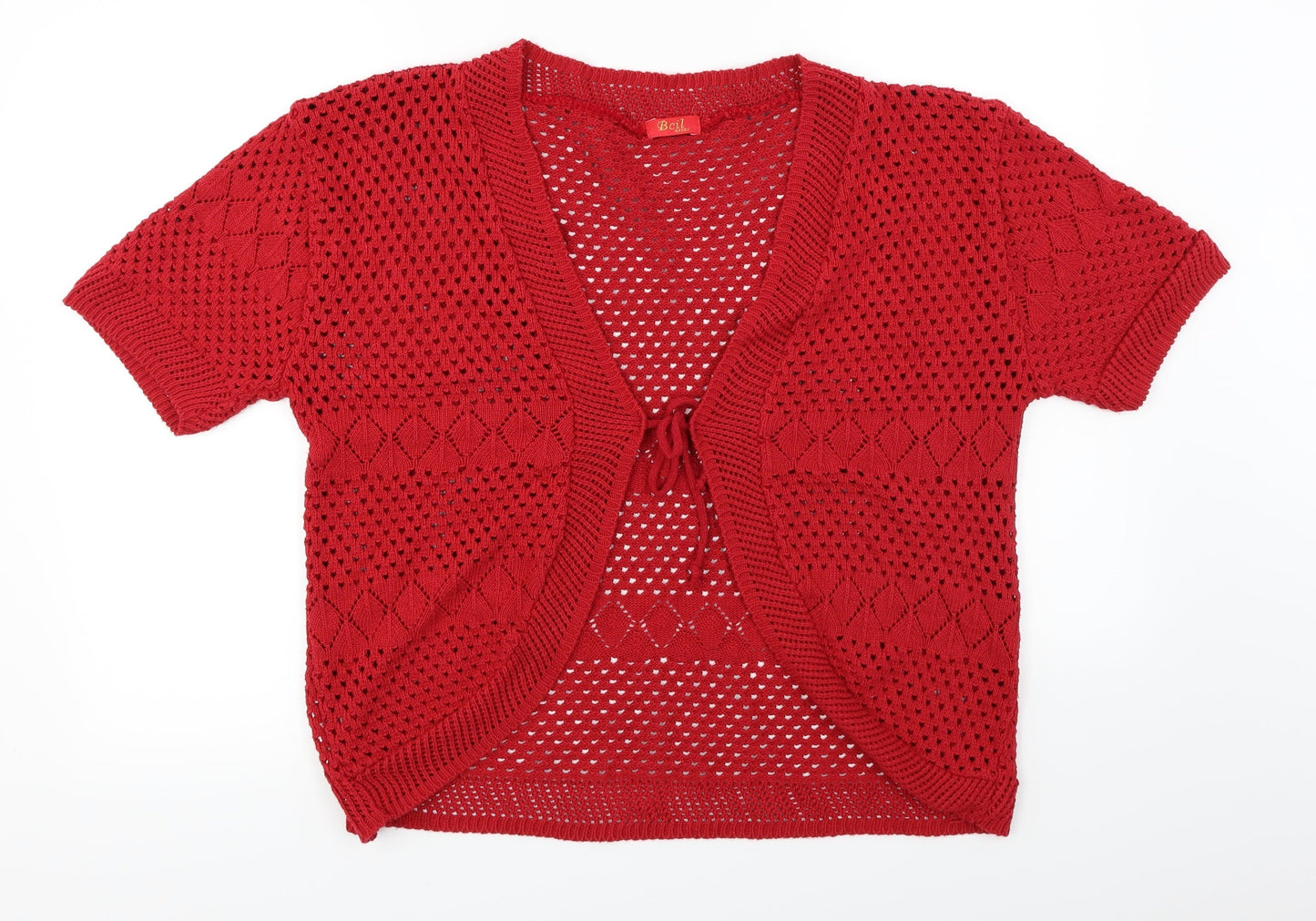bcil Womens Red   Cardigan Jumper Size XL