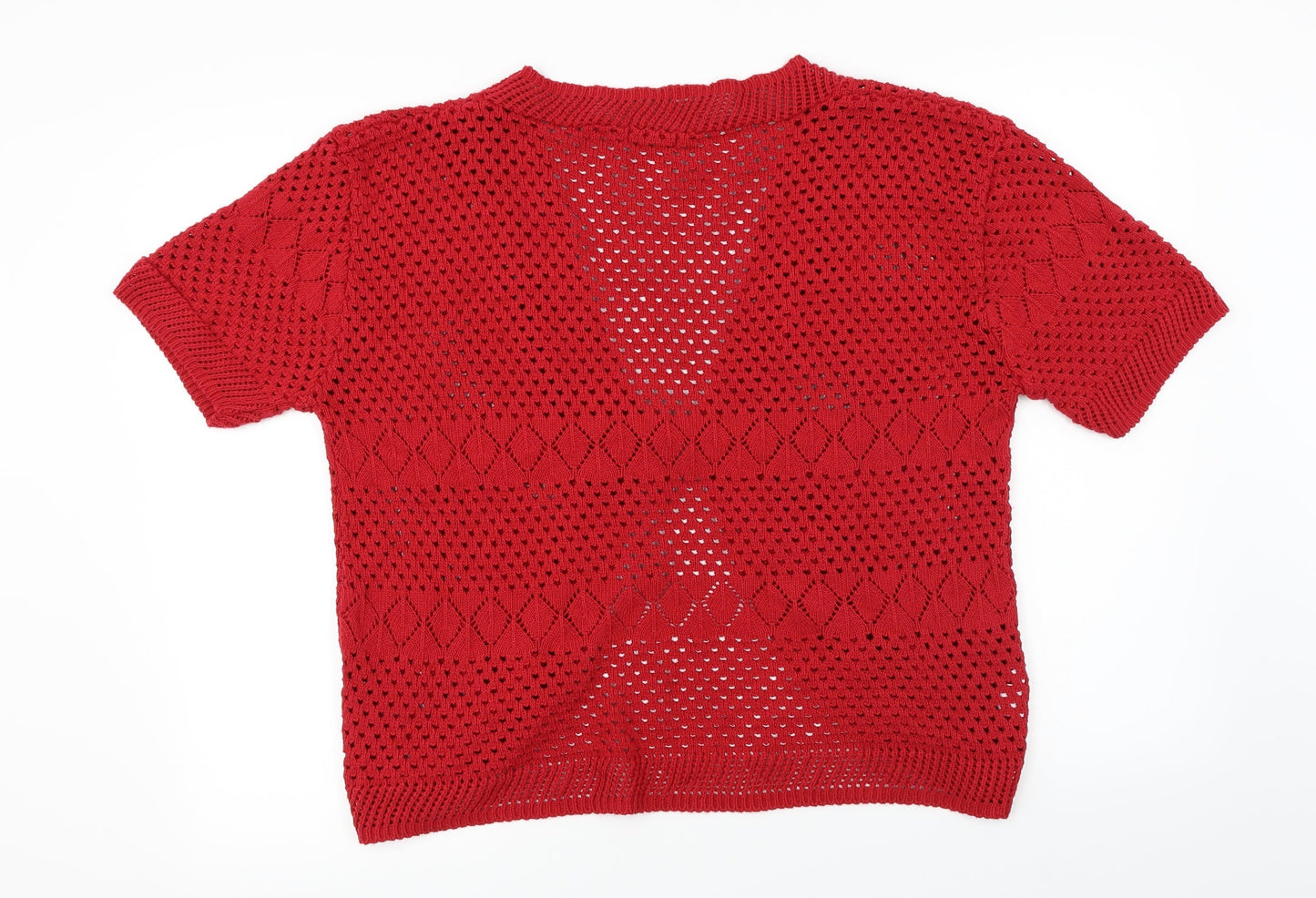 bcil Womens Red   Cardigan Jumper Size XL