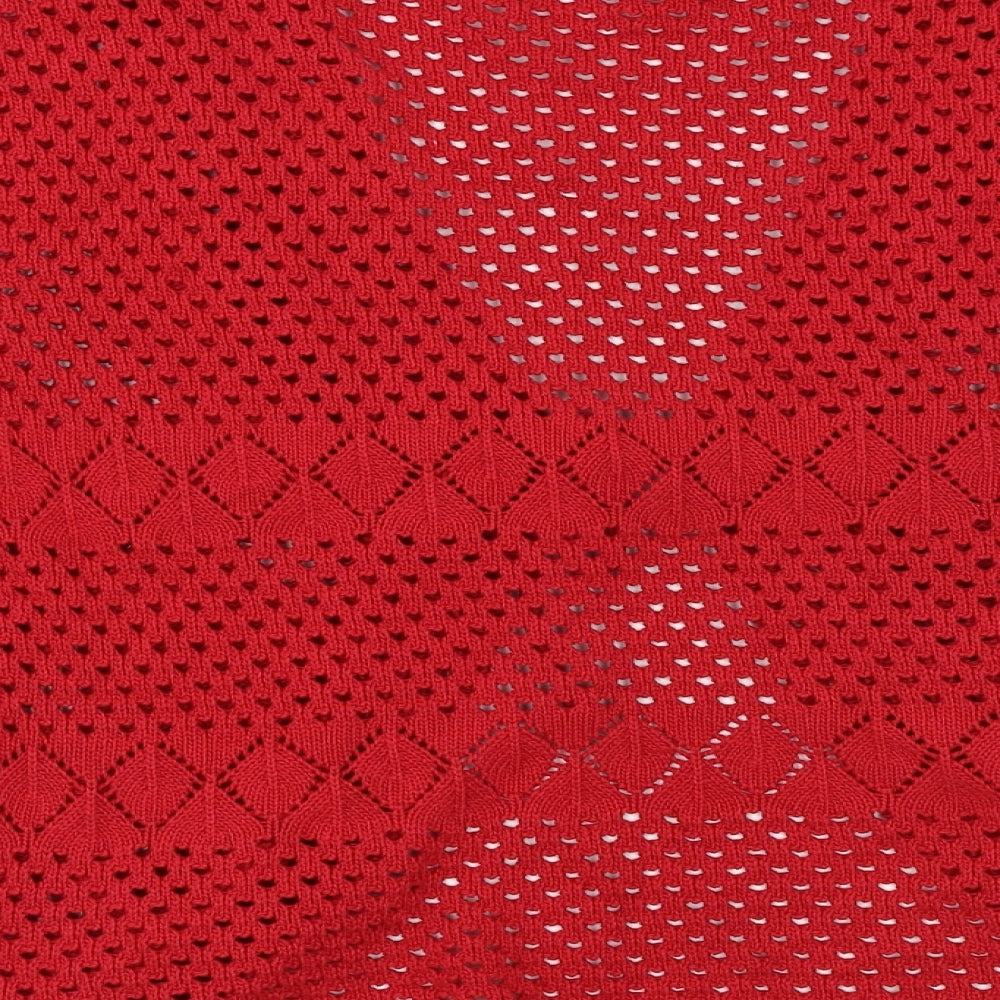 bcil Womens Red   Cardigan Jumper Size XL