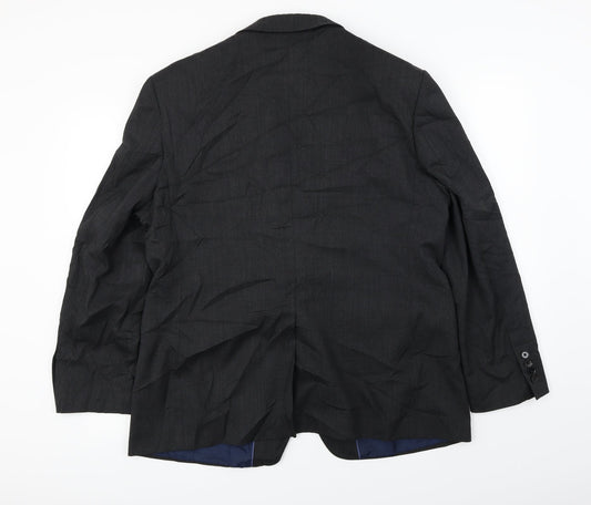 John Lewis  Mens Black   Jacket Blazer Size 42