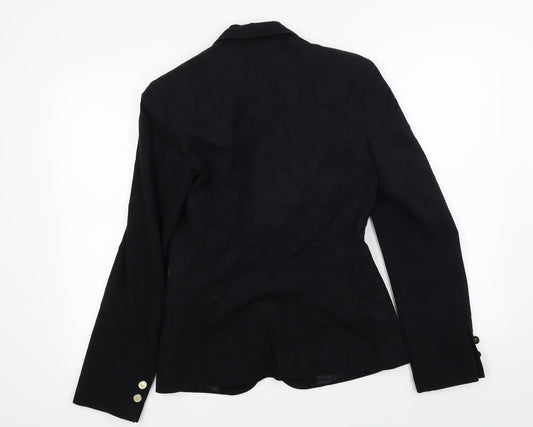 Marks and Spencer  Womens Black   Jacket Coat Size 8