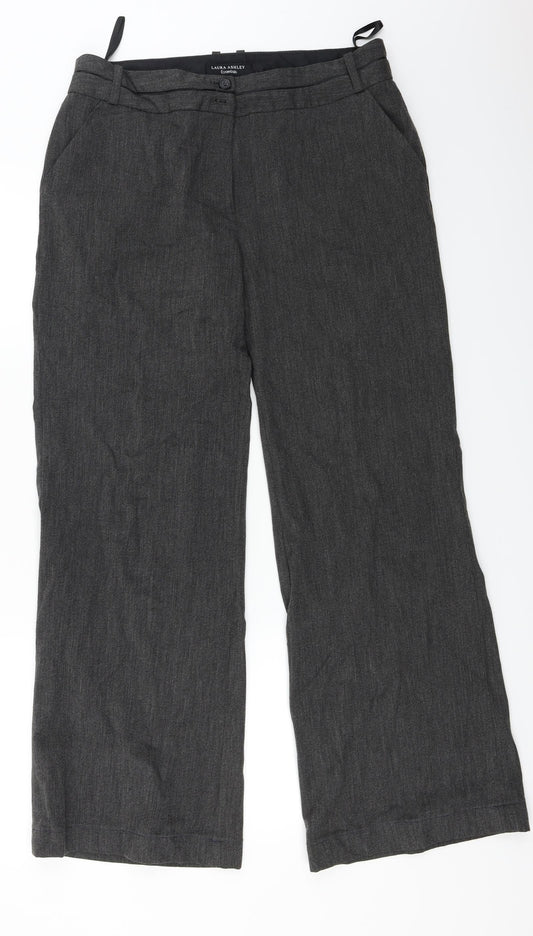 Laura Ashely  Womens Grey   Trousers  Size 12 L27 in