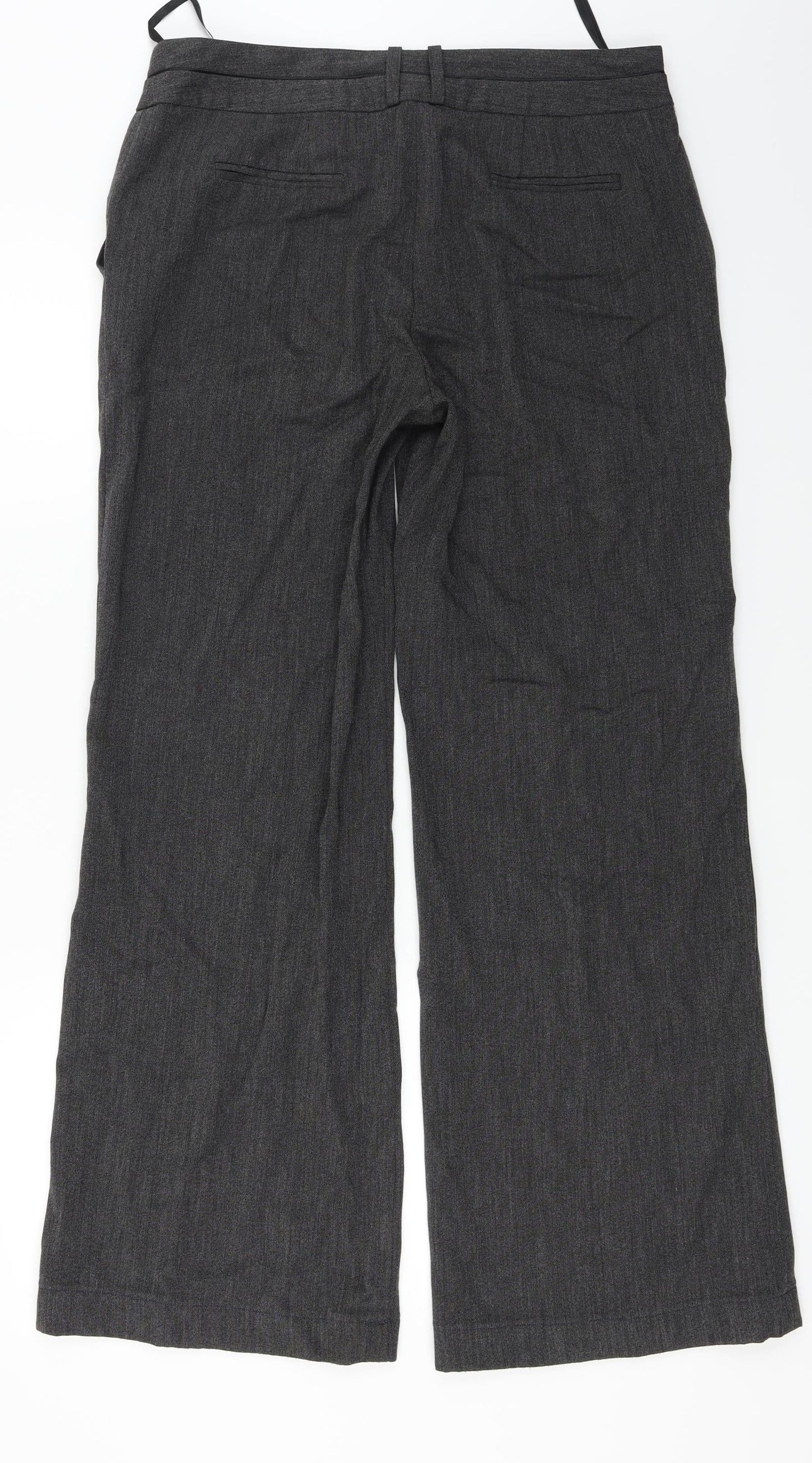 Laura Ashely  Womens Grey   Trousers  Size 12 L27 in