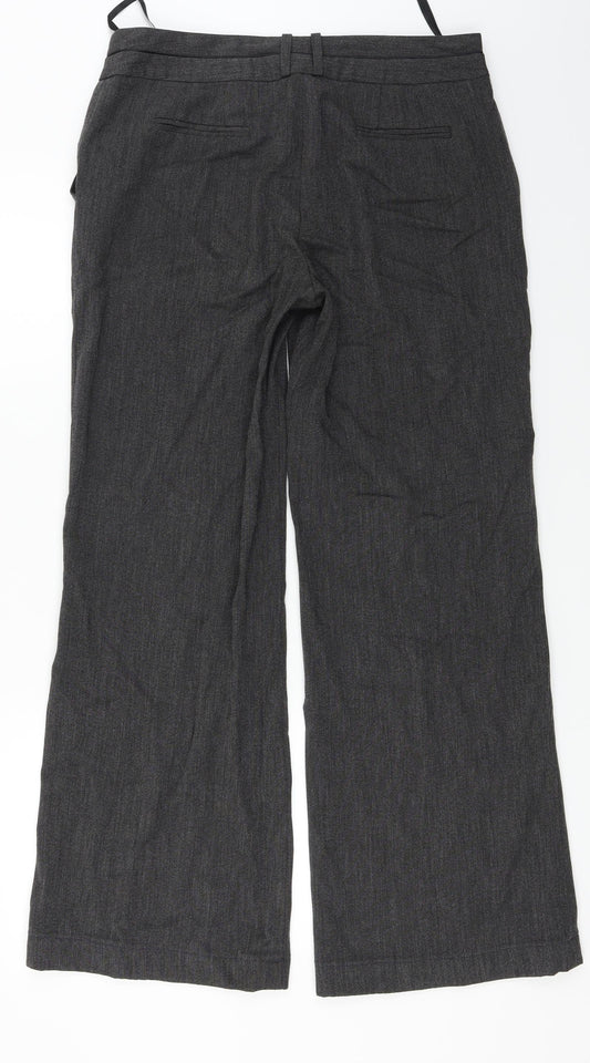 Laura Ashely  Womens Grey   Trousers  Size 12 L27 in