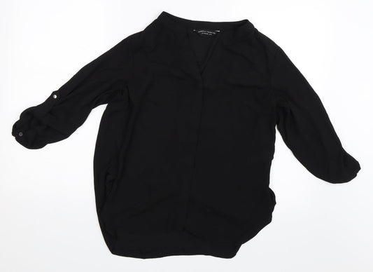 Dorothy Perkins Womens Black   Basic Button-Up Size 10