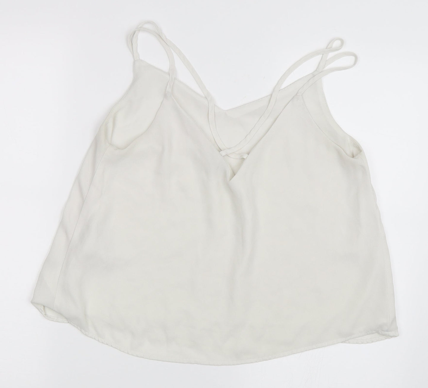 Pimkie Womens White   Camisole Blouse Size M