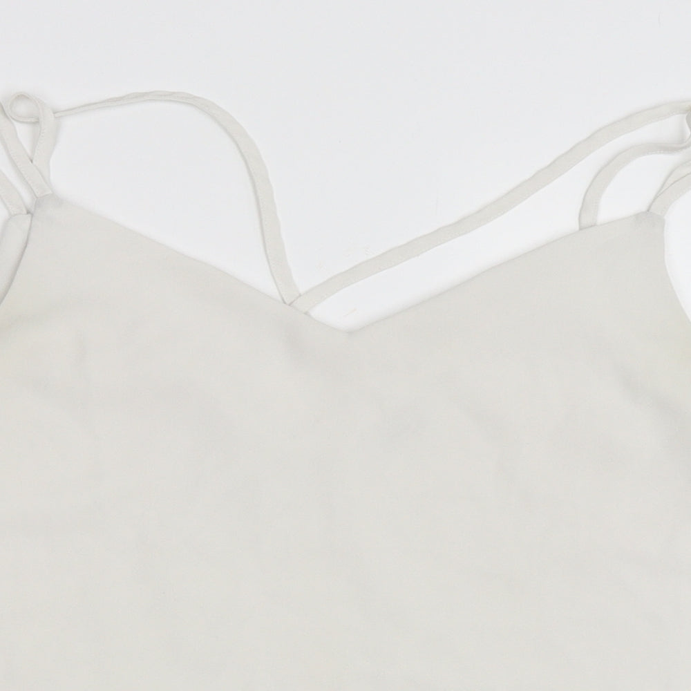 Pimkie Womens White   Camisole Blouse Size M