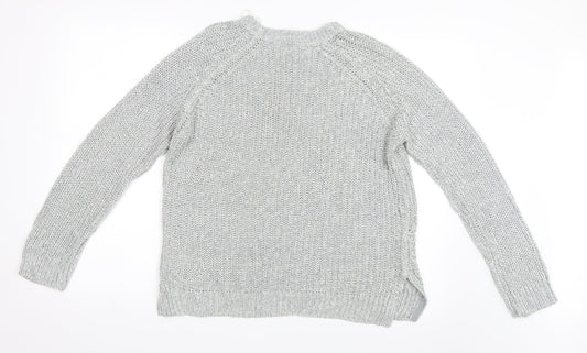 Peacocks Womens Grey   Pullover Jumper Size M