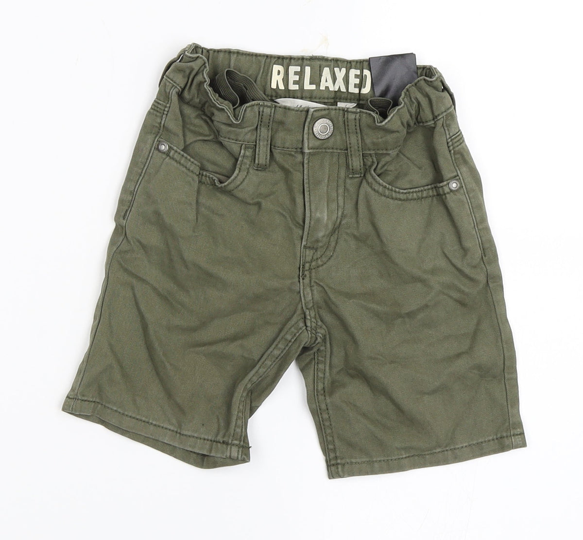 H&M Boys Green   Chino Shorts Size 2-3 Years
