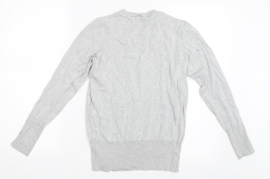 Dorothy Perkins Womens Grey   Pullover Jumper Size 8