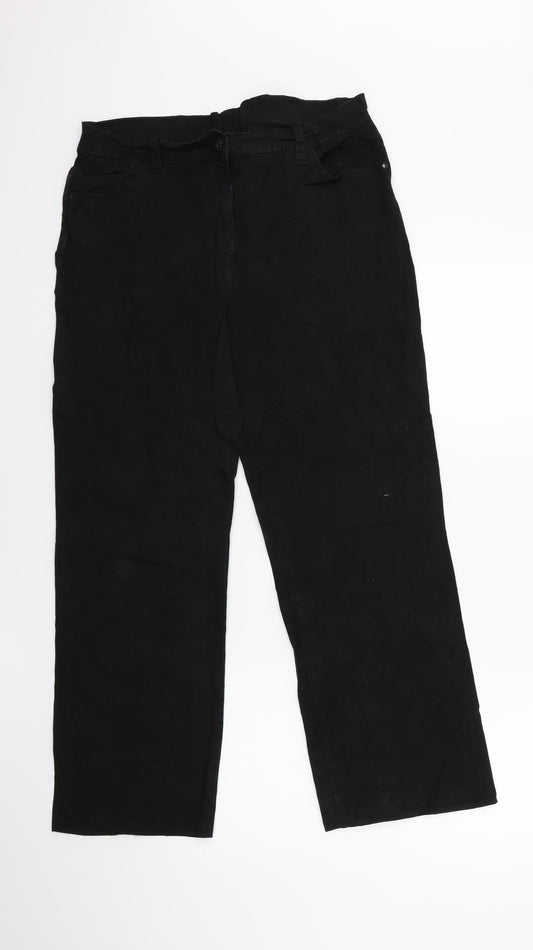 Preworn Womens Black   Cargo Trousers Size 32 in L27 in
