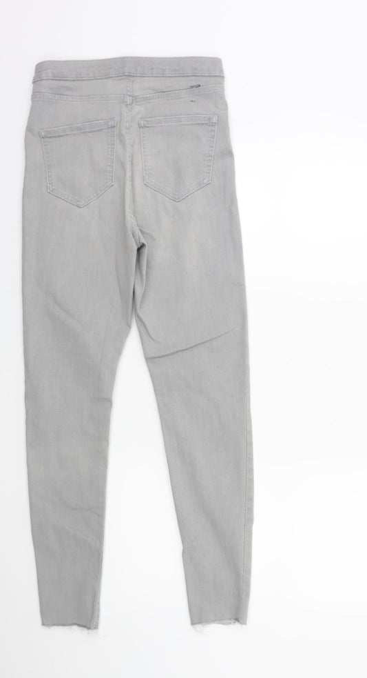 Marks and Spencer Womens Grey  Denim Skinny Jeans Size 8 L28 in