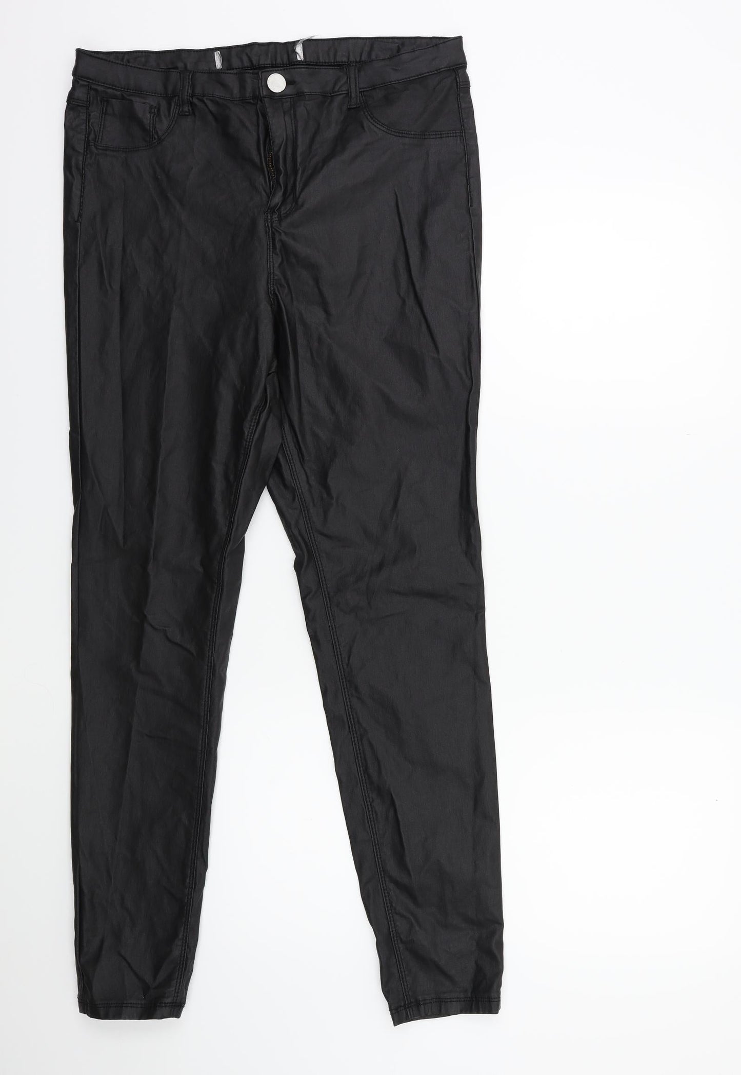 Preworn Womens Black   Trousers  Size 32 in L30 in