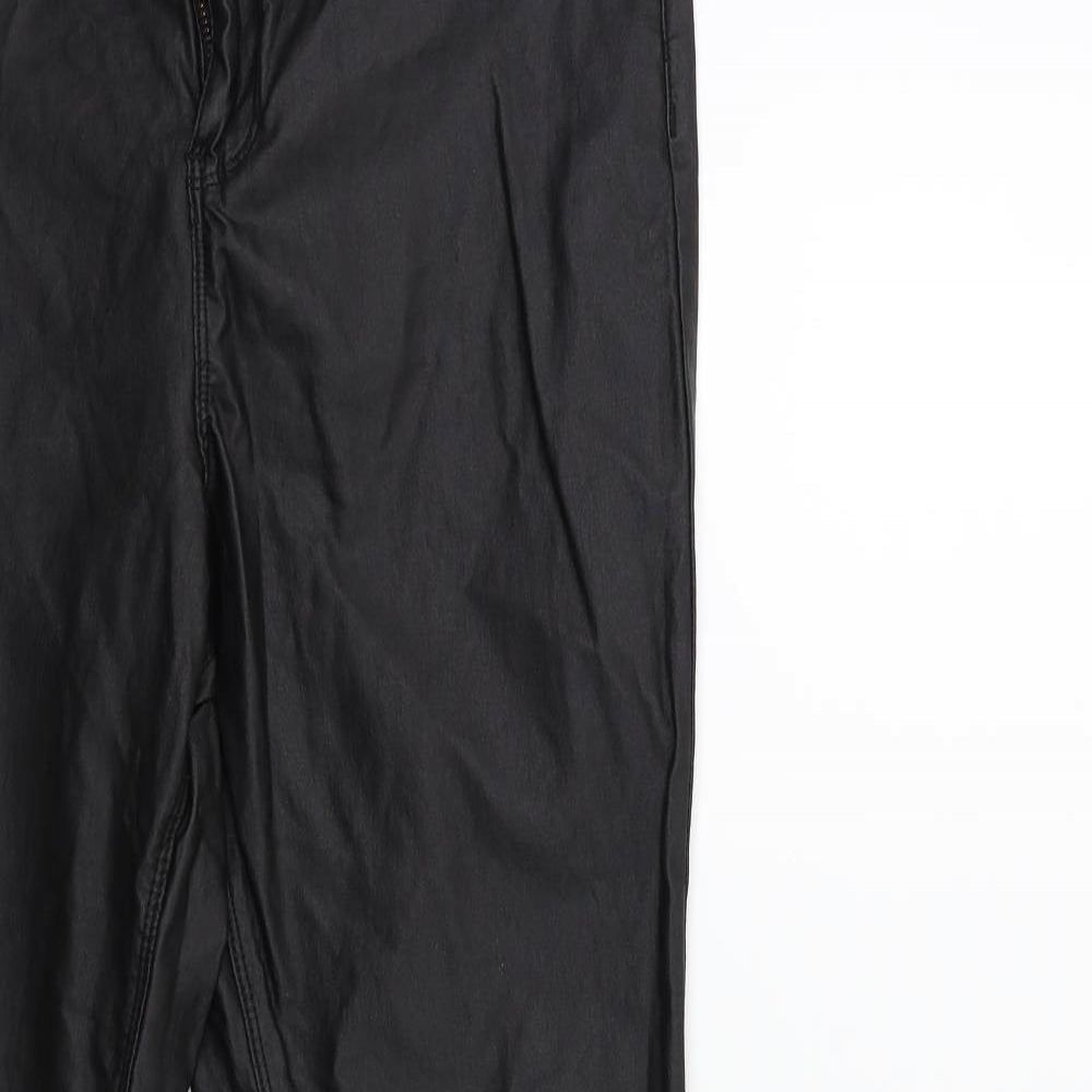 Preworn Womens Black   Trousers  Size 32 in L30 in