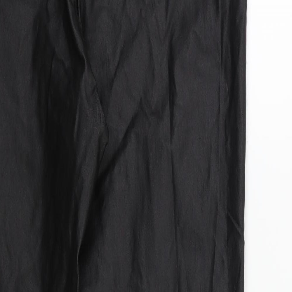 Preworn Womens Black   Trousers  Size 32 in L30 in