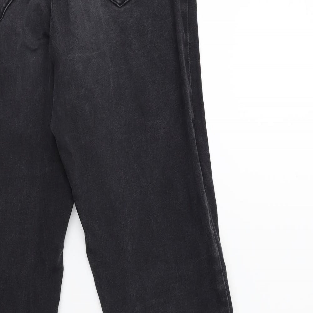 Denim & Co. Womens Grey  Denim Skinny Jeans Size 12 L28 in