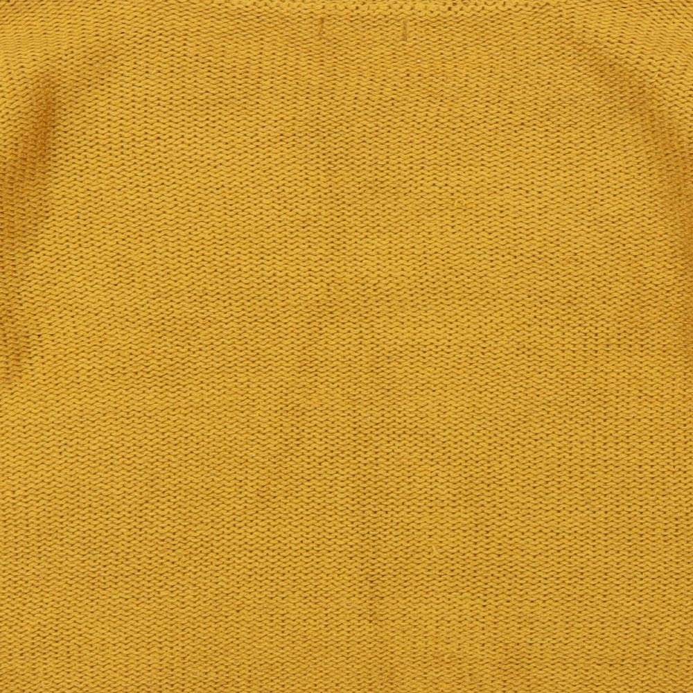 Yessica Womens Yellow   Pullover Jumper Size S