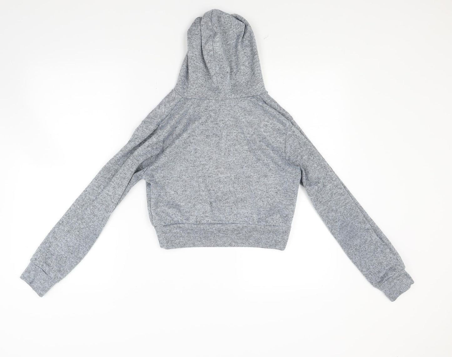 Misspap Womens Grey   Pullover Hoodie Size M  - Croped