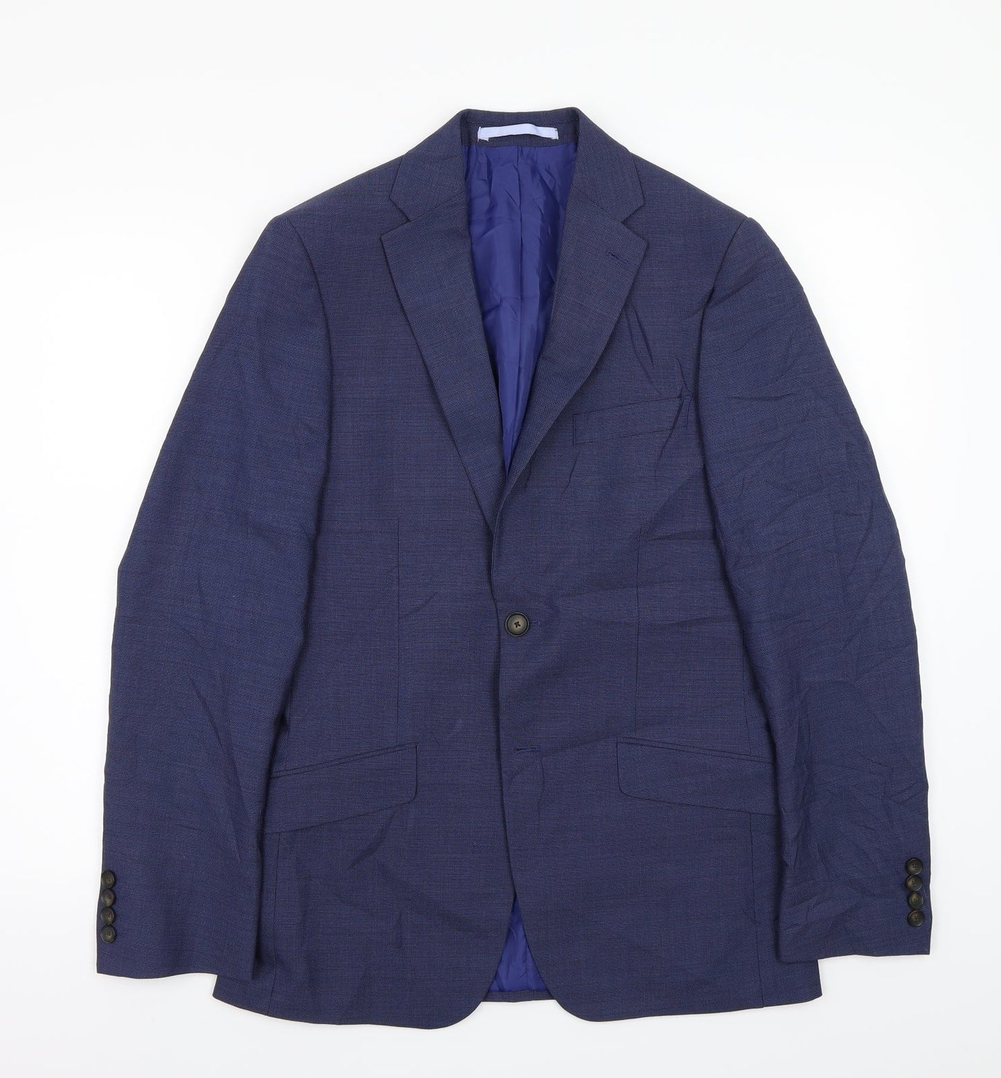 Marks and Spencer Mens Blue   Jacket Suit Jacket Size 36