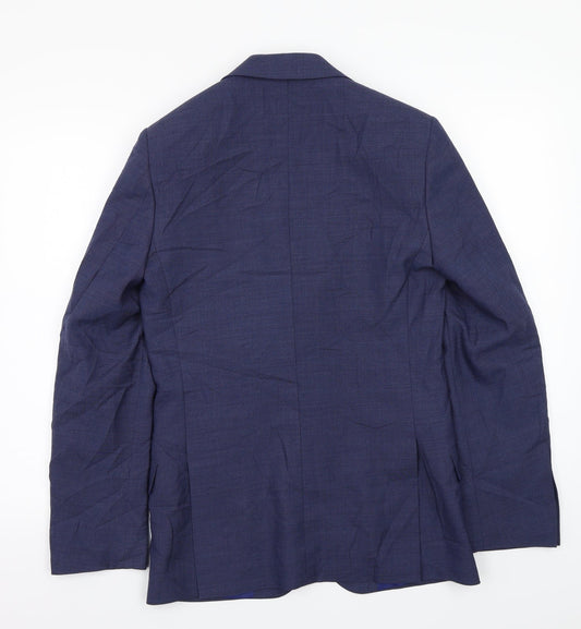 Marks and Spencer Mens Blue   Jacket Suit Jacket Size 36