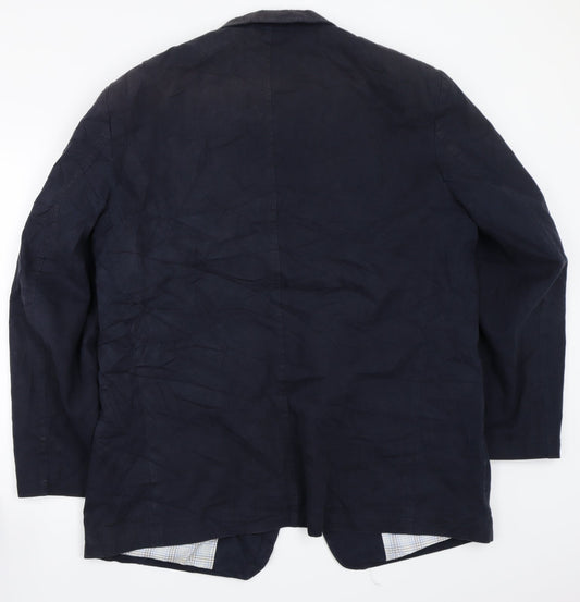 Marks and Spencer Mens Blue   Jacket Suit Jacket Size L